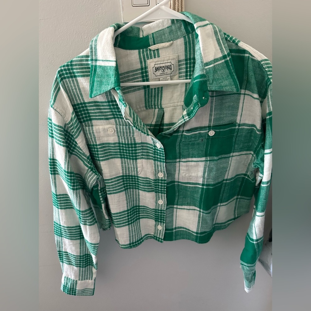 Cropped flannel